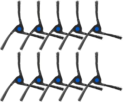 10 Pieces Side Brushes Replacement Parts Compatible with ECOVACS DEEBOT X2 Omni / X2 Pro / X2, Robotic Vacuum Replacement Side Brush Accessory Kit
