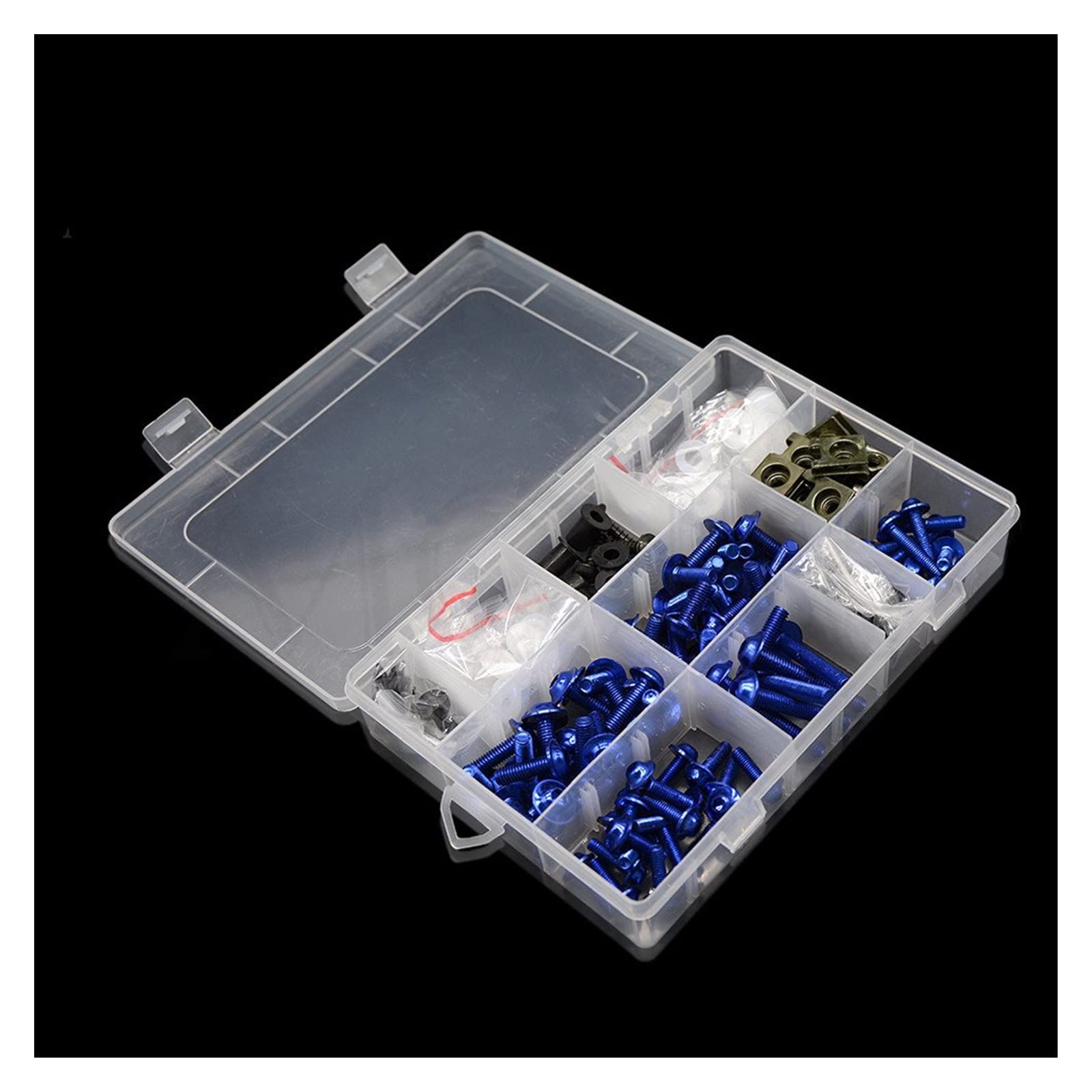 Kit Bulloni Carenatura CNC 253 Pezzi Per CBR600RR CBR1000RR | Viti Acciaio Inox, M5/M6, Per Moto Sportive, Nero