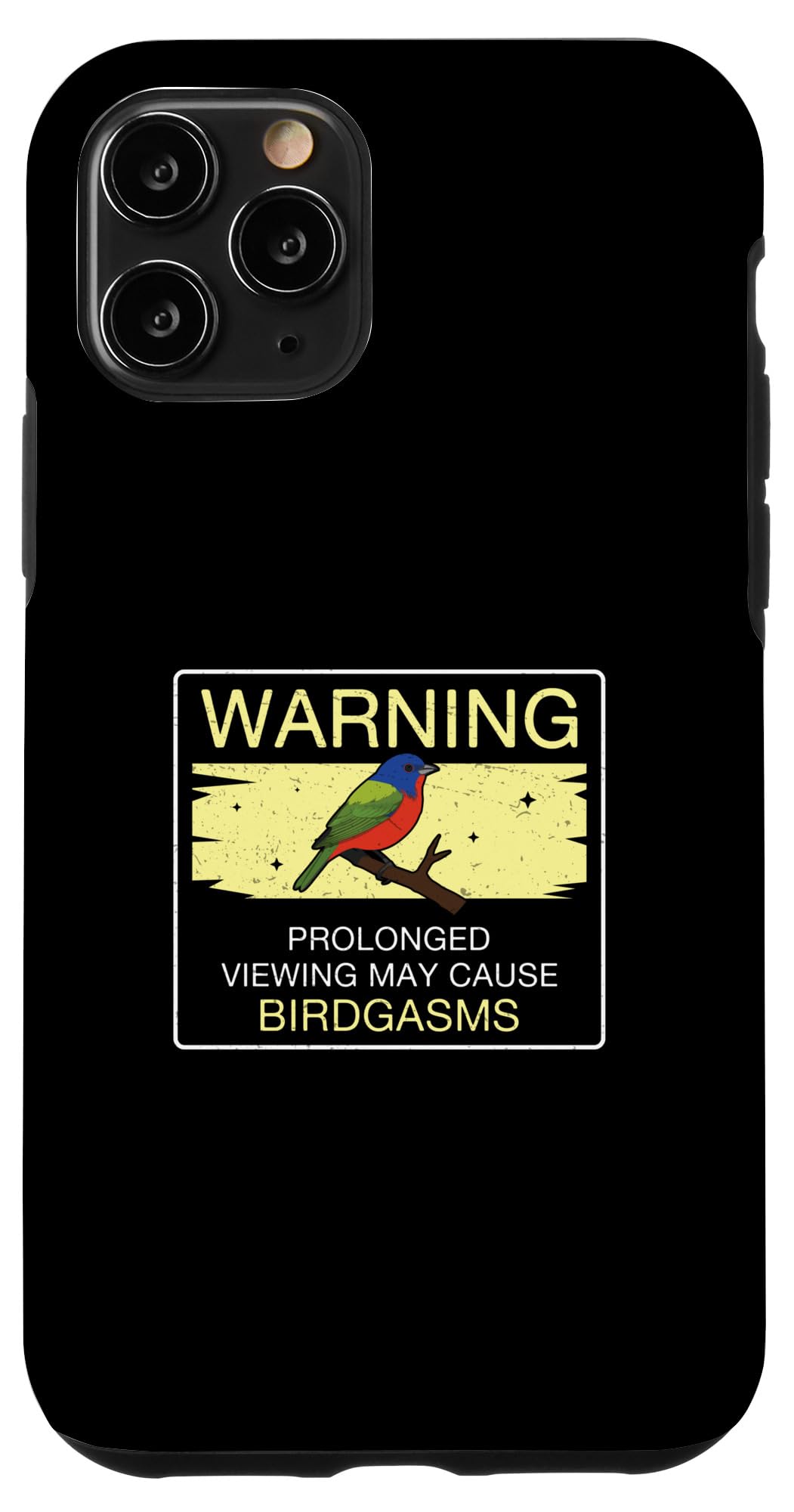 Prolongée Vue Coque iPhone 11 Pro Forme Oiseau Sécurité Vue Écran Protection Fanons