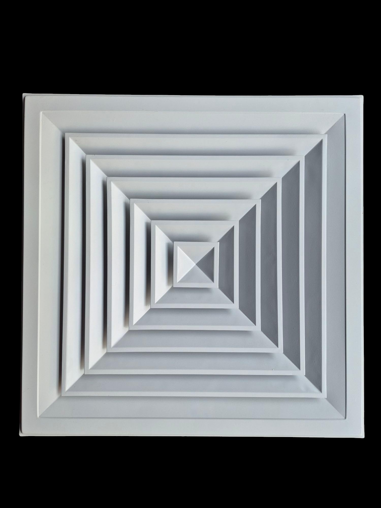 Square ceiling AC Diffuser,Multi-Way Ceiling Register,square grill of 18" * 18" necksize to 24" * 24" grid celing grill-image-31