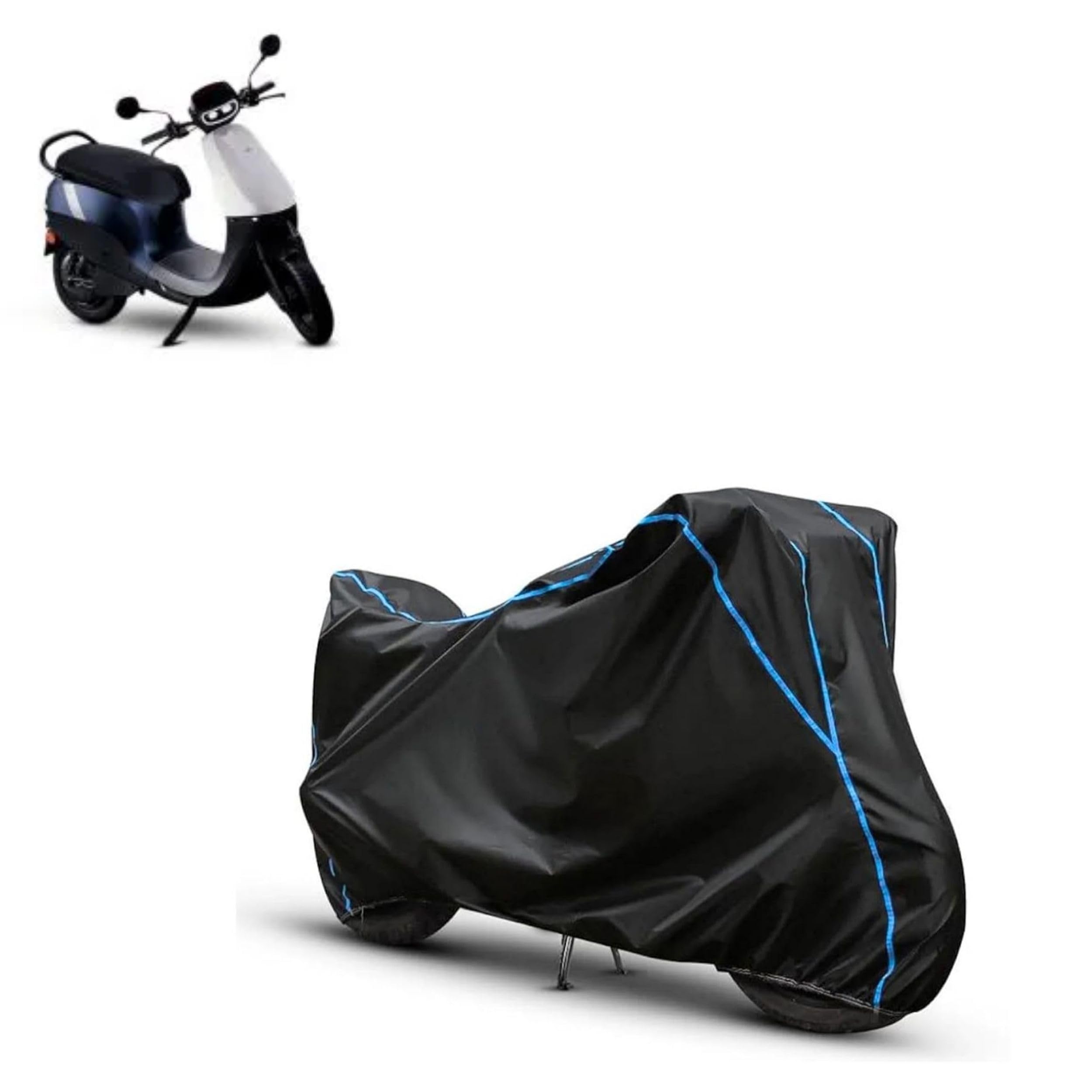 Kerwa Waterproof Bike Cover Compatible with Ola S1 X | Dust Proof, UV-Resistant, All-Weather Protection Bike Body Cover, Windproof Elastic Bottom