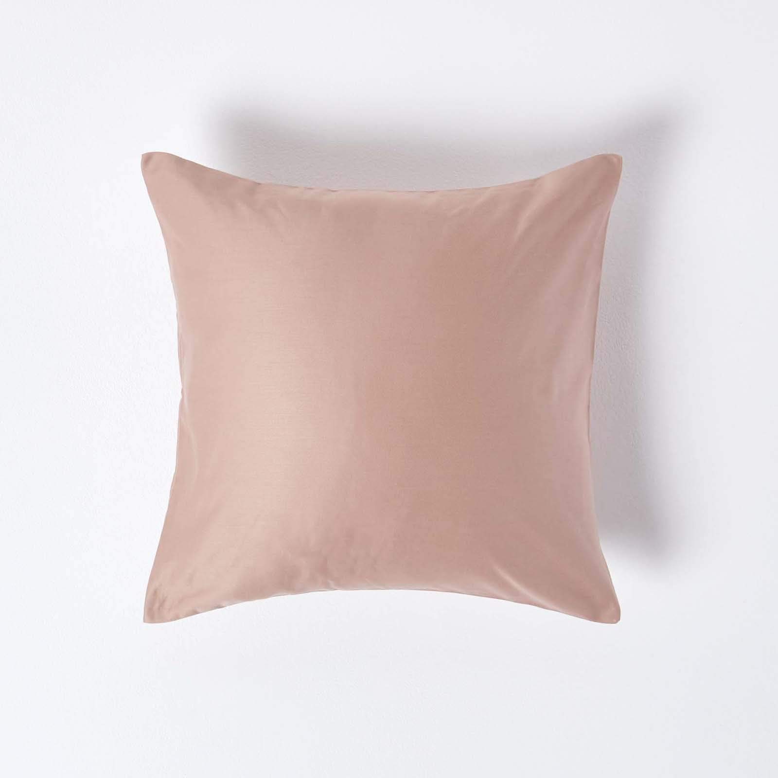 Homescapes Moonlight Beige 1000 Thread Count Egyptian Cotton Beige 40 X 40 Cm Pillowcase Euro Size Luxury Pillow Case