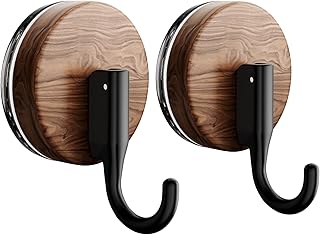 Suction Cup and Adhesive Tape Double Locking Hook,Wall Hook,Towel Hook, Shower Hook,for Bathroom,Kitchen,Loofah, Towel,Coat,Heavy Duty,Waterproof & Rustproof,Reusable(J Shape, 2 Counts)