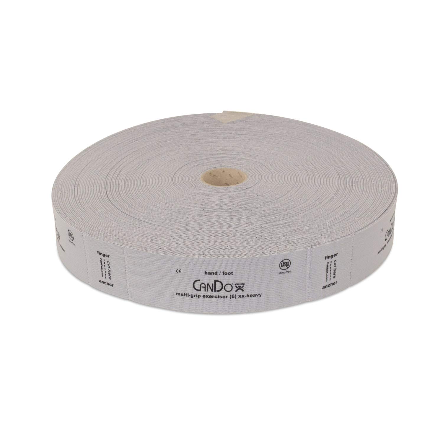 CanDo Multi-Grip Exerciser, 30 yard Length, XX-Heavy, Silver