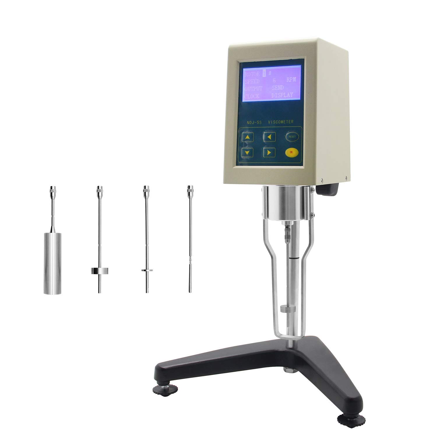 Medidor de fluido de viscosidad con visor giratorio de pantalla digital 220 V/110 V