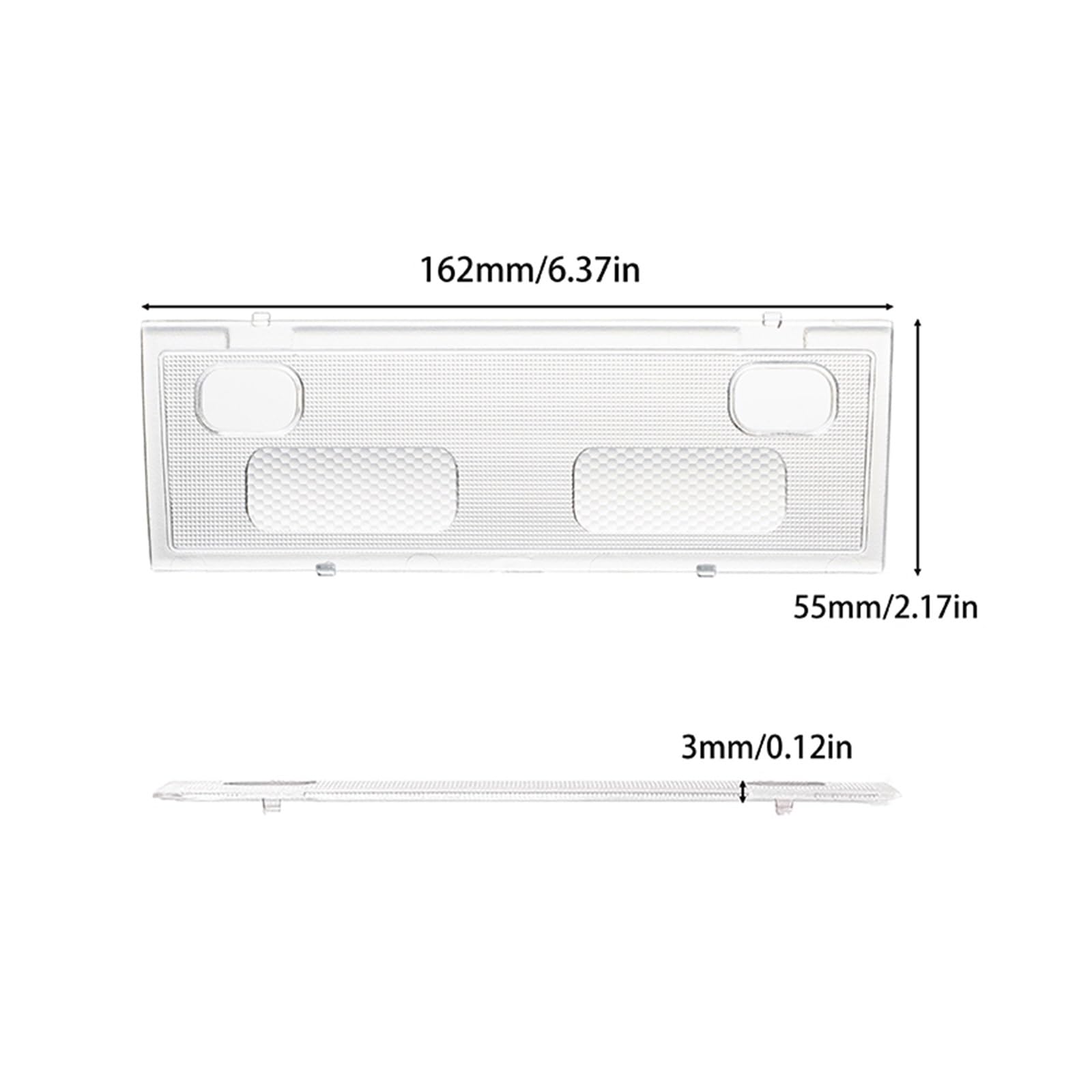 Car Interior Roof Overhead Dome Light Lamp Len Cover Clear Fit for Chevrolet Avalanche Fit for Silverado 2500 3500 HD 1500 2007-2014