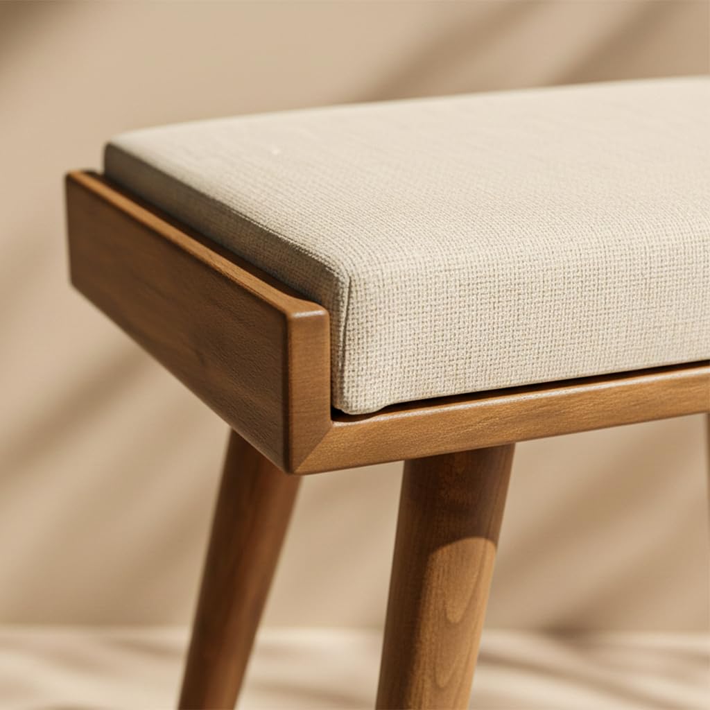 Amazon｜Ultimate Premium Products ウォールナットオットマンスツール