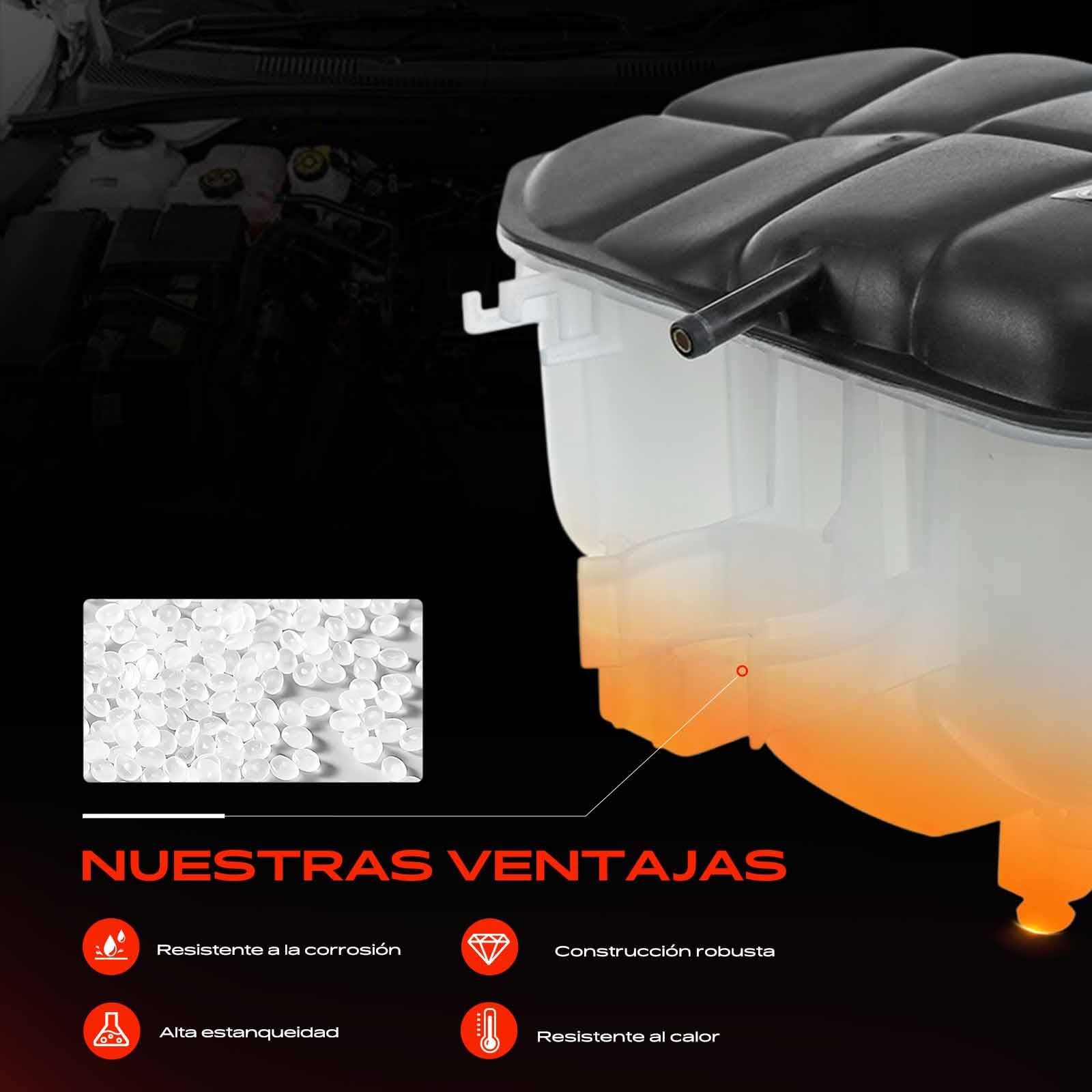 Depósito de expansión de refrigerante para C180 C200 C230 C270 CLK270 W203 CL203 S203 2000-2010 2035000049