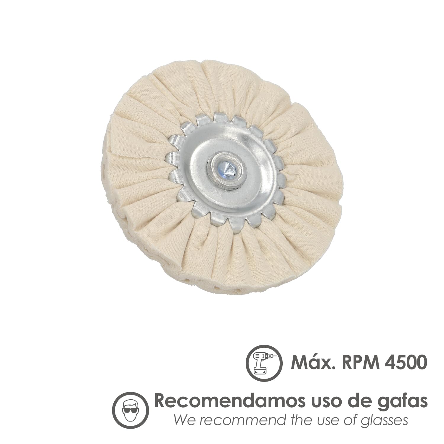 Disco Pulidor De Tela Para Taladro Ø80mm.