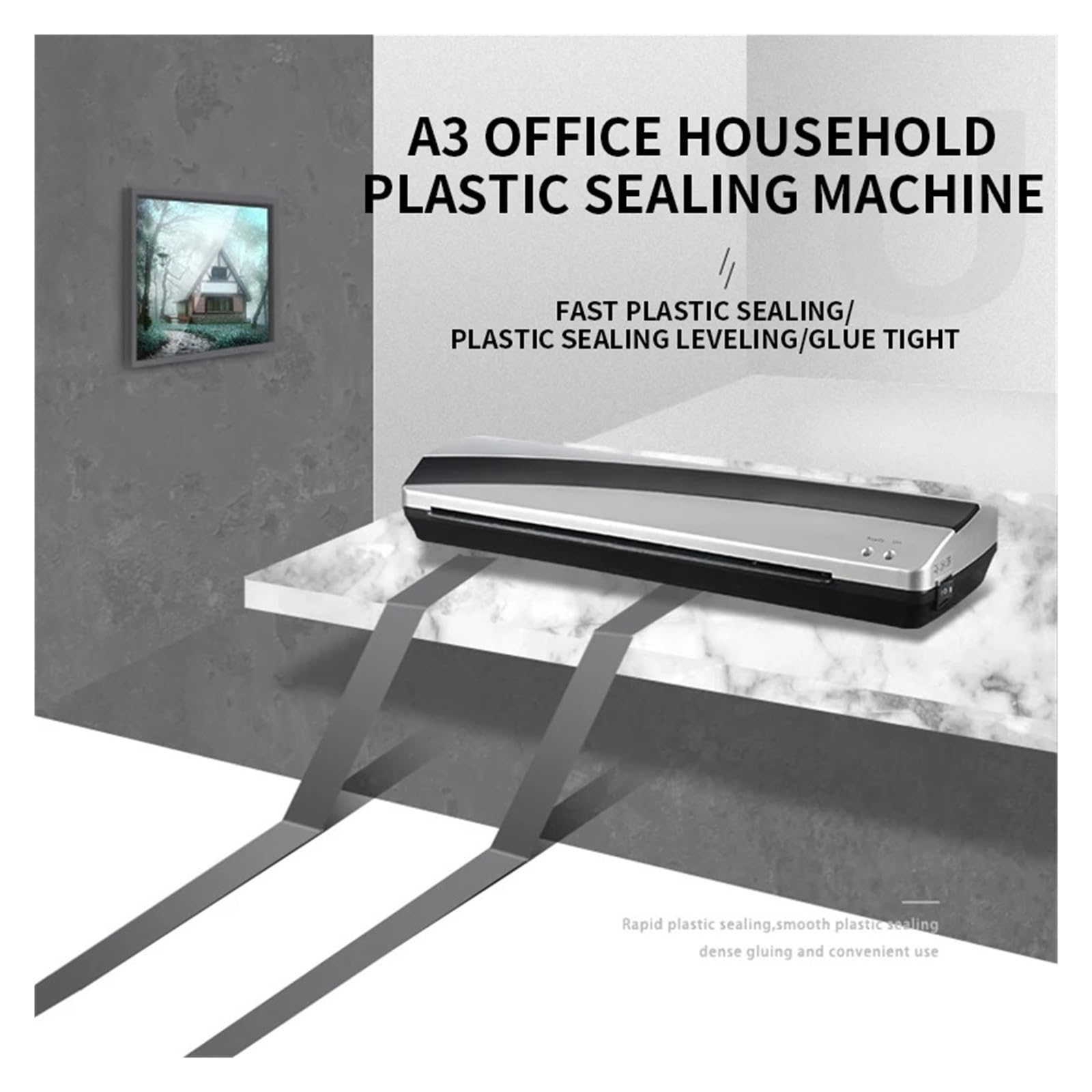 U-340S Macchina sigillatrice for plastica for uso domestico Piccola macchina for laminazione di foto Foto for ufficio Macchina for laminazione a freddo di foto 300 mm/min Per ufficio, scuola
