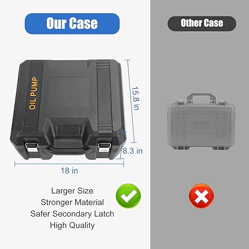 Miniatura 5 de Kit de bomba de transferencia de caja de combustible diésel de gasolina, bomba de combustible eléctrica autocebante portátil de 12 V CC con