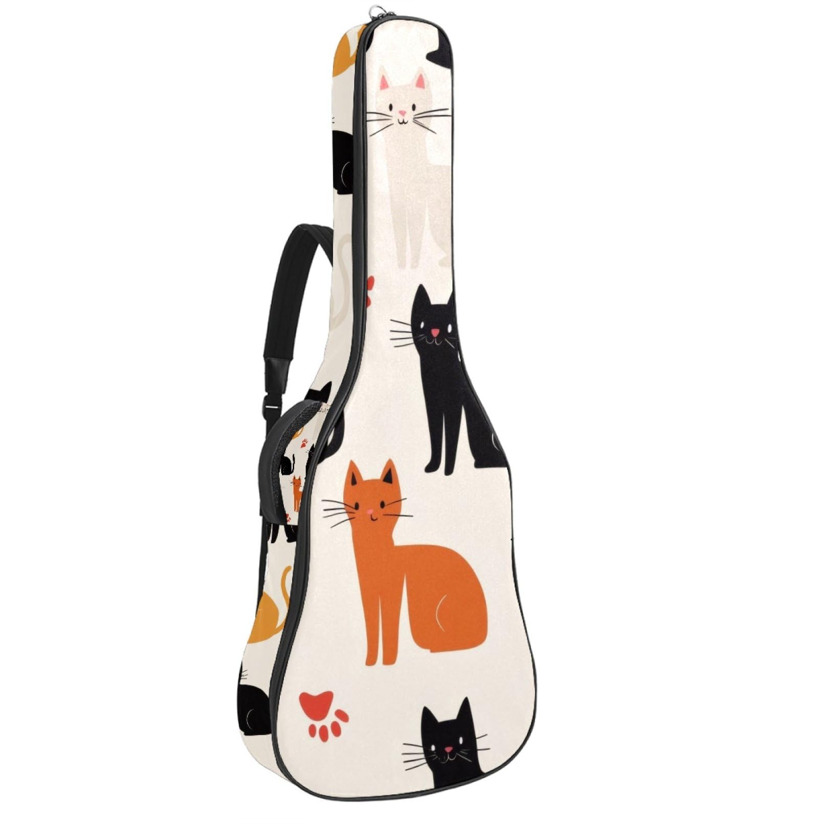 Étui guitare acoustique chat idéal pour transporter sa basse au cours - 8
