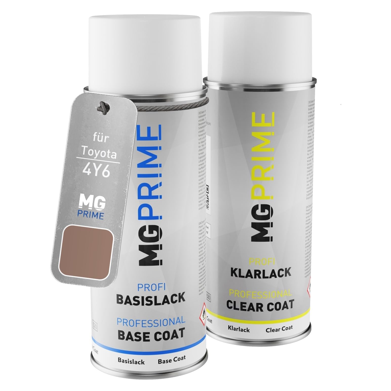 MG PRIME Peinture Voiture Bombes Aérosols Pour Pontiac WA9614 Neon Blue Metallic Peinture De Base Vernis Clair Aérosol 400ml
