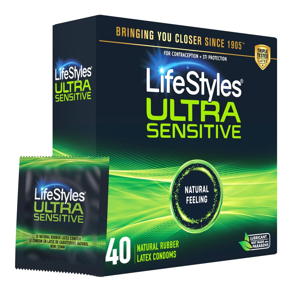 LifeStyles Ultra Sensitive Condoms, 40ct