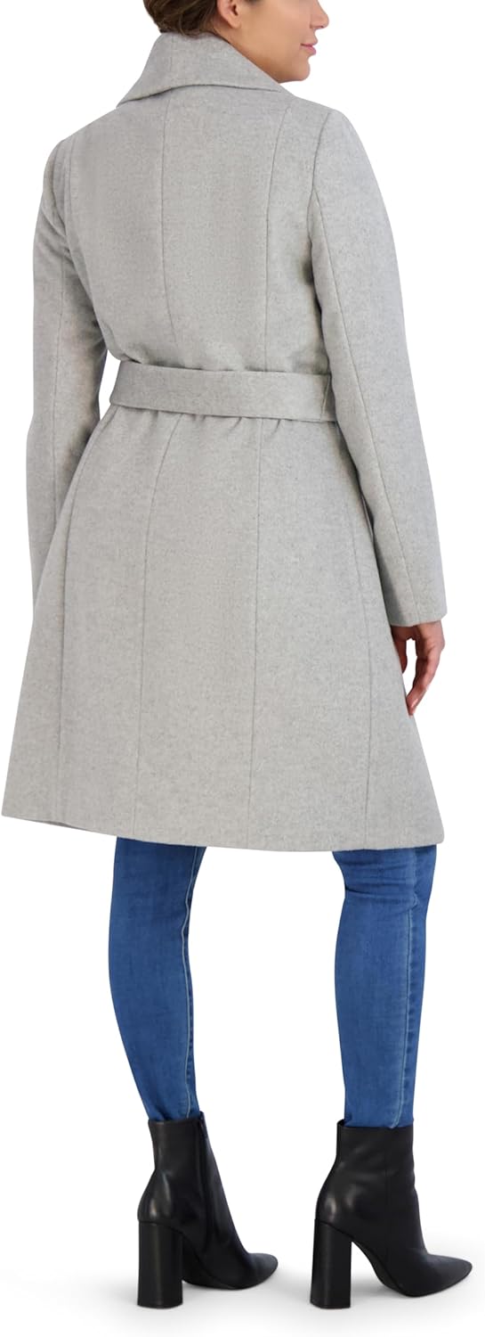 Cole Haan Women's Belted Wool Coat – Classically Elegant Coat for Year-round Style - Image 2