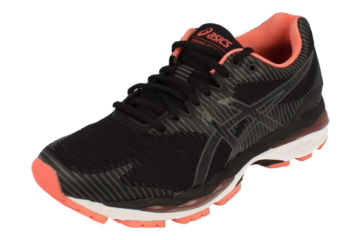 ASICS Gel-Ziruss 2 Womens Running Trainers 1012A014 Sneakers Shoes (UK 6 US 8 EU 39.5, Black Dark Grey 002)