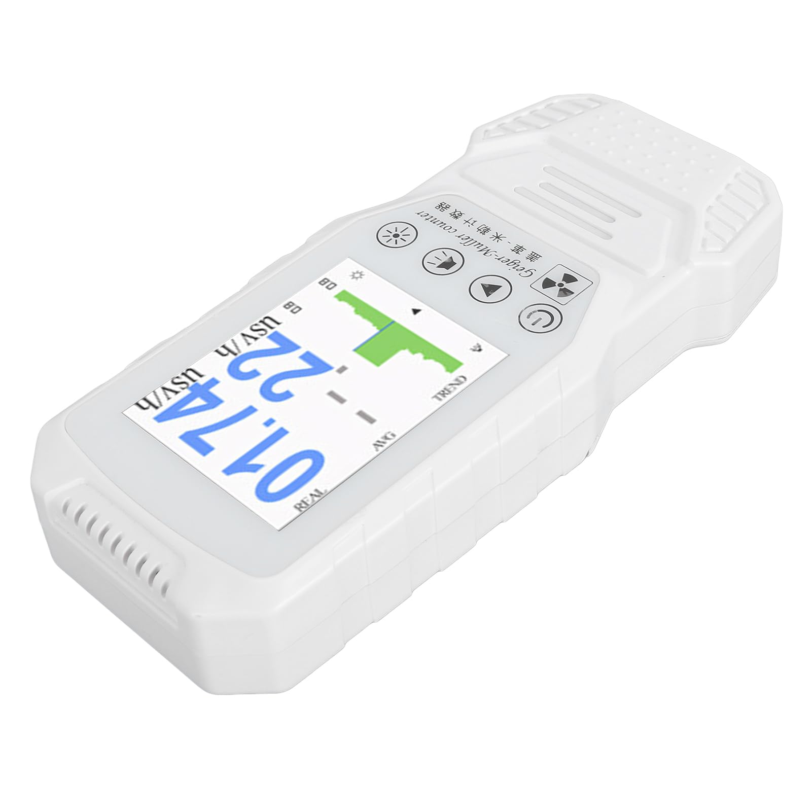 Nuklearstrahlungsdetektor Geiger Counter TFT HD Farbanzeige USB -Wiederaufladungsstrahlungsmonitor Messgerät für X Strahlen y Strahlen β -Strahlen Materialinspektion Umwelttests