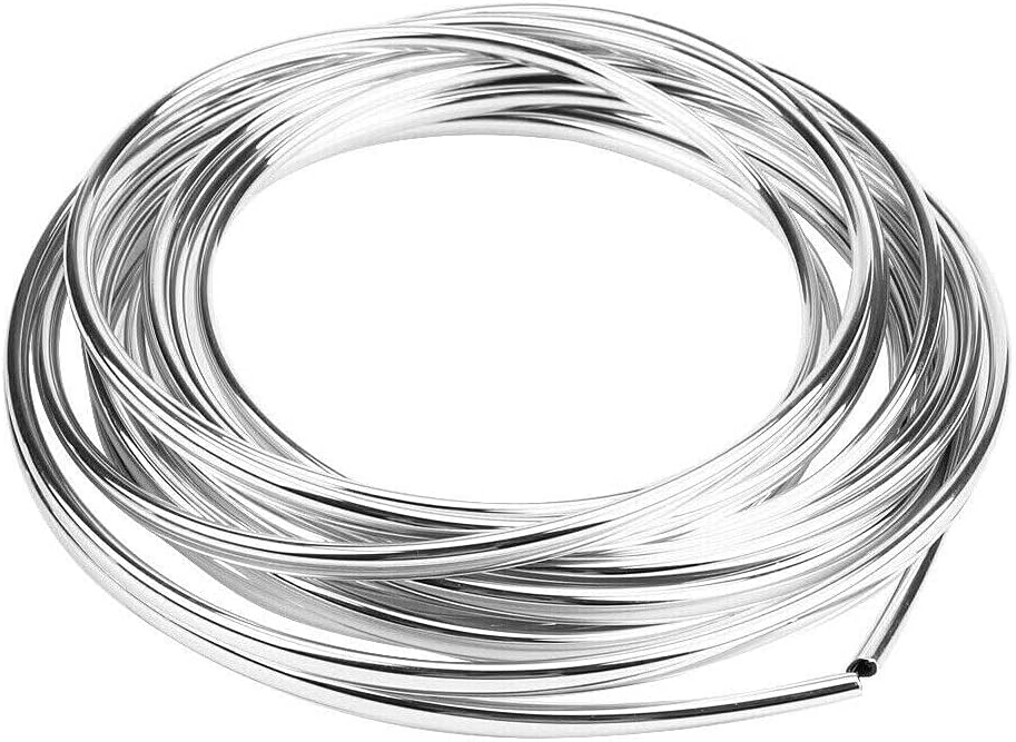 20FT Chrome Moulding Trim Strip Car Door Edge Scratch Guard Protector Cover FAST