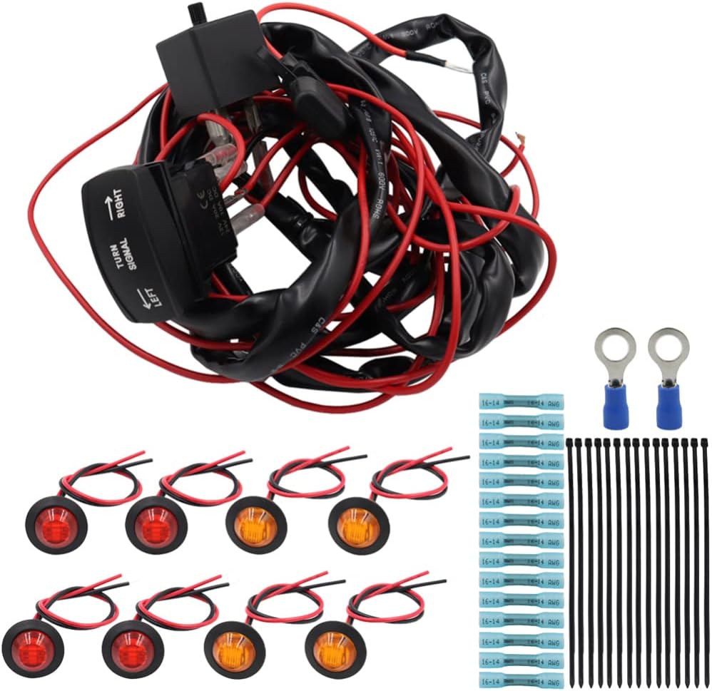 Car Turn Signal Line with Turn Signal Rocker Switch