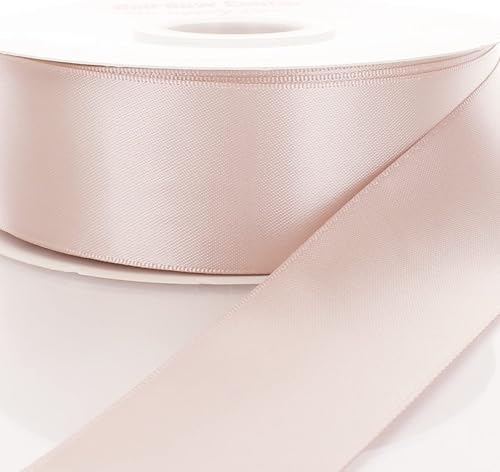 Miniatura 4 de Cinta de satén negra de doble cara de 3 pulgadas, 25 yardas