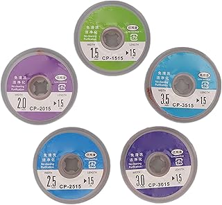 5 Pcs Solder Wick Set, Solder Braid Wick 1.5m...,