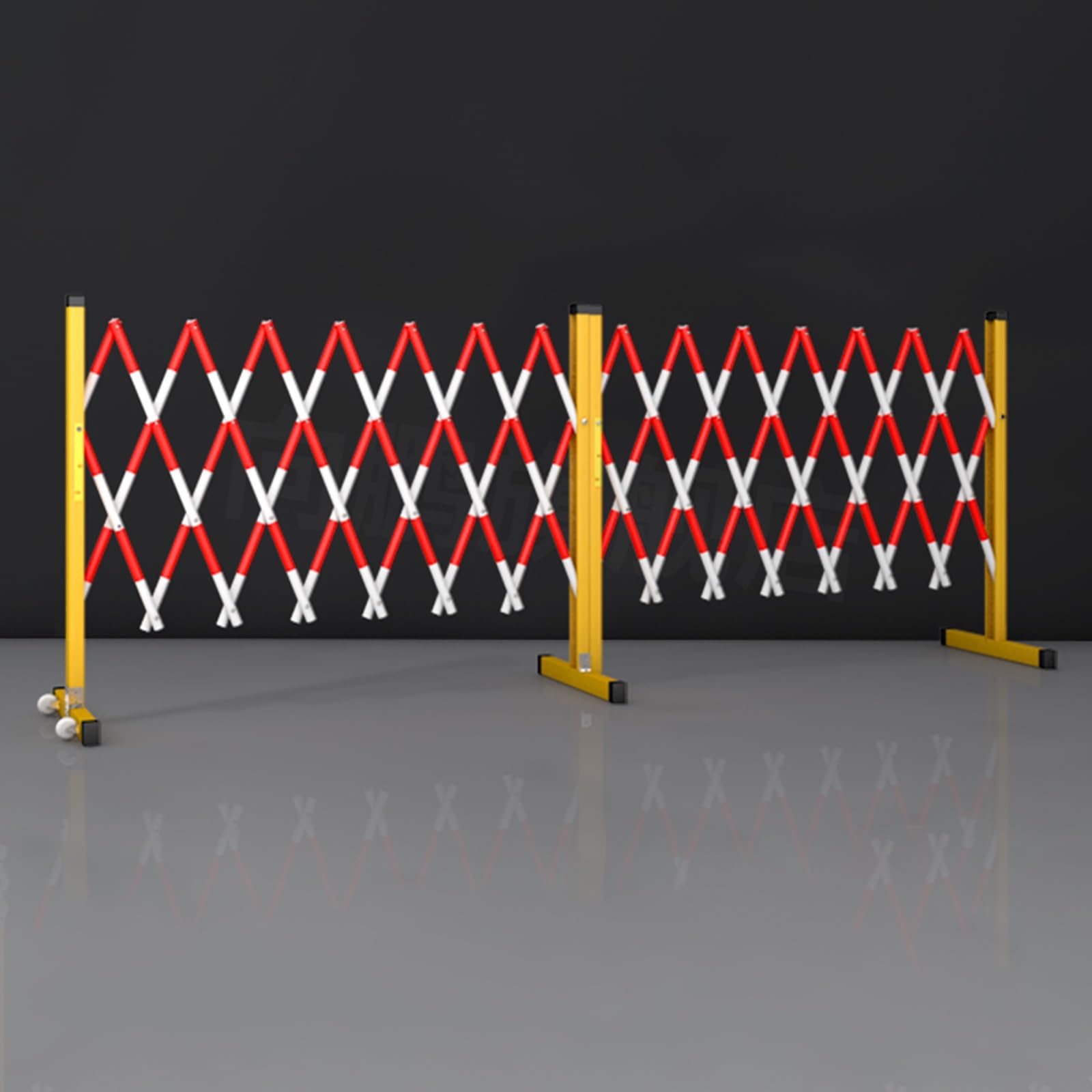 Barrière rétractable pliable industrielle en PRF léger et excellente isolation