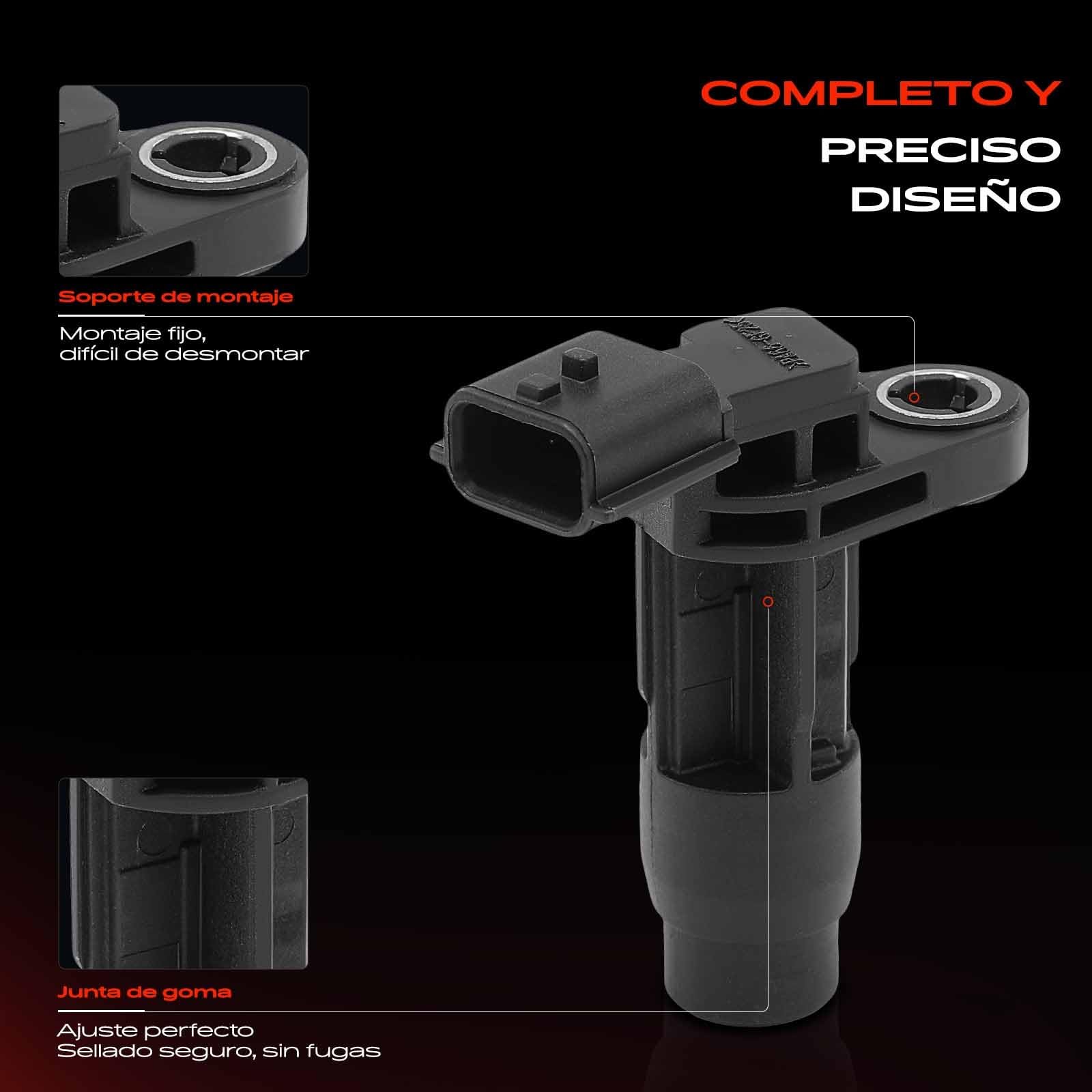 Frankberg Posición del cigüeñal Sensor del cigüeñal 3-Polos Compatible con S.a.n.d.e.r.o II C.a.p.t.u.r I H5 J5 Qashqai II SUV J11 J11 Twingo III BCA BCM Logan MCV II Replace# 871166