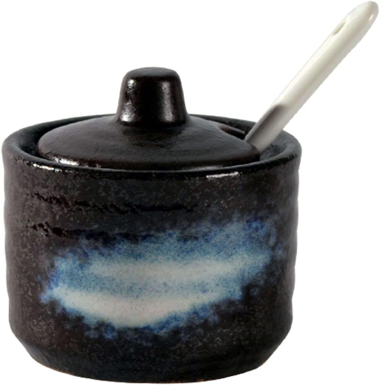 Container Jars Mini Sugar Pot,Sugar Container,for Coffee Bar Countertop-w-70ML Pot(Color:M,Size:70ML) (Color : R, Size : 70ML) (Color : B, Size : 70ML)