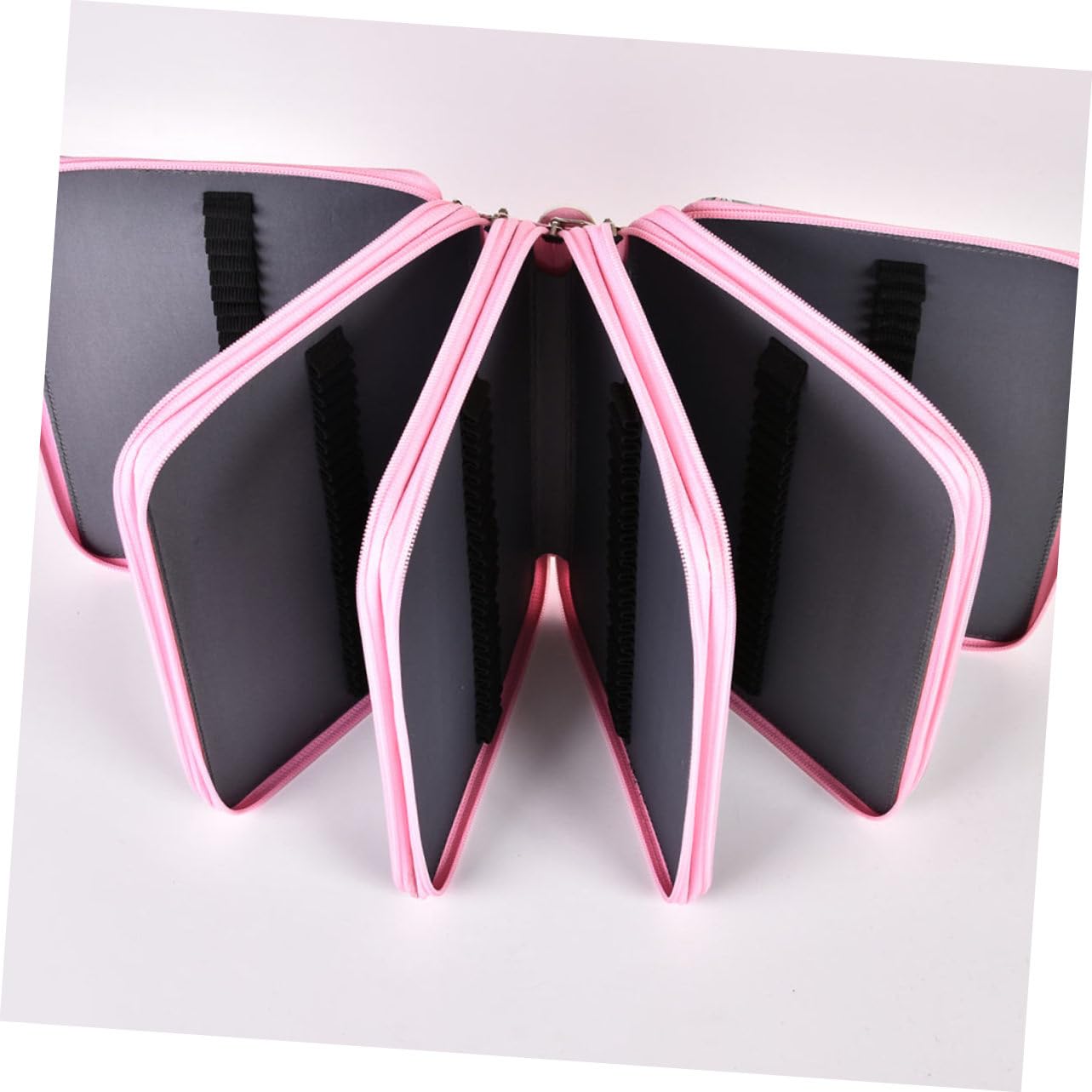 Estuche para Lápices de Dibujo Rosa Grande 252 Ranuras