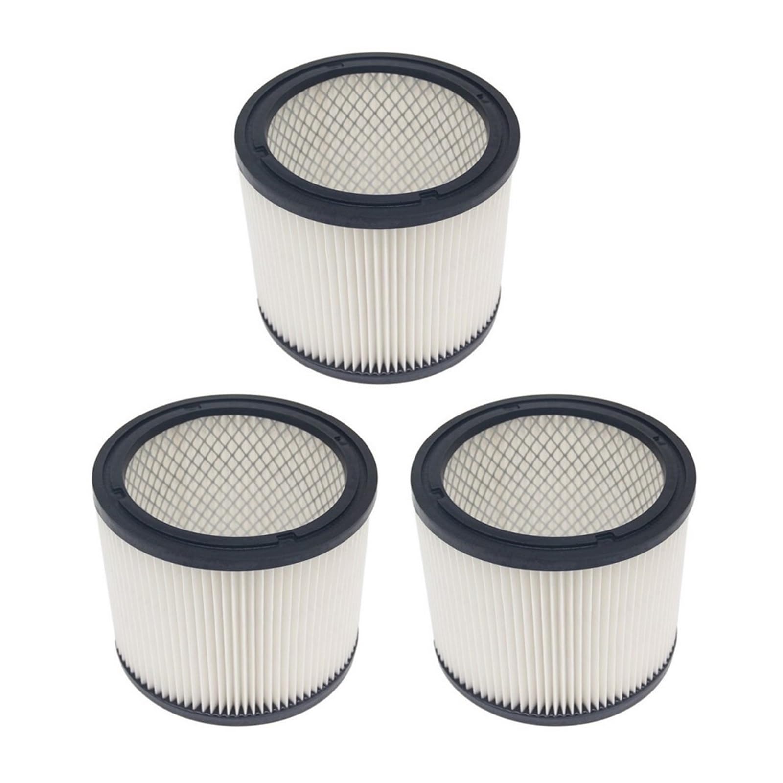 EEZII Cartridge Filter Replacement，Compatible For ShopVac，90304/90350/90333/903-04-00/9030400 Wet Dry Vacuum Cleaner(3pcs)