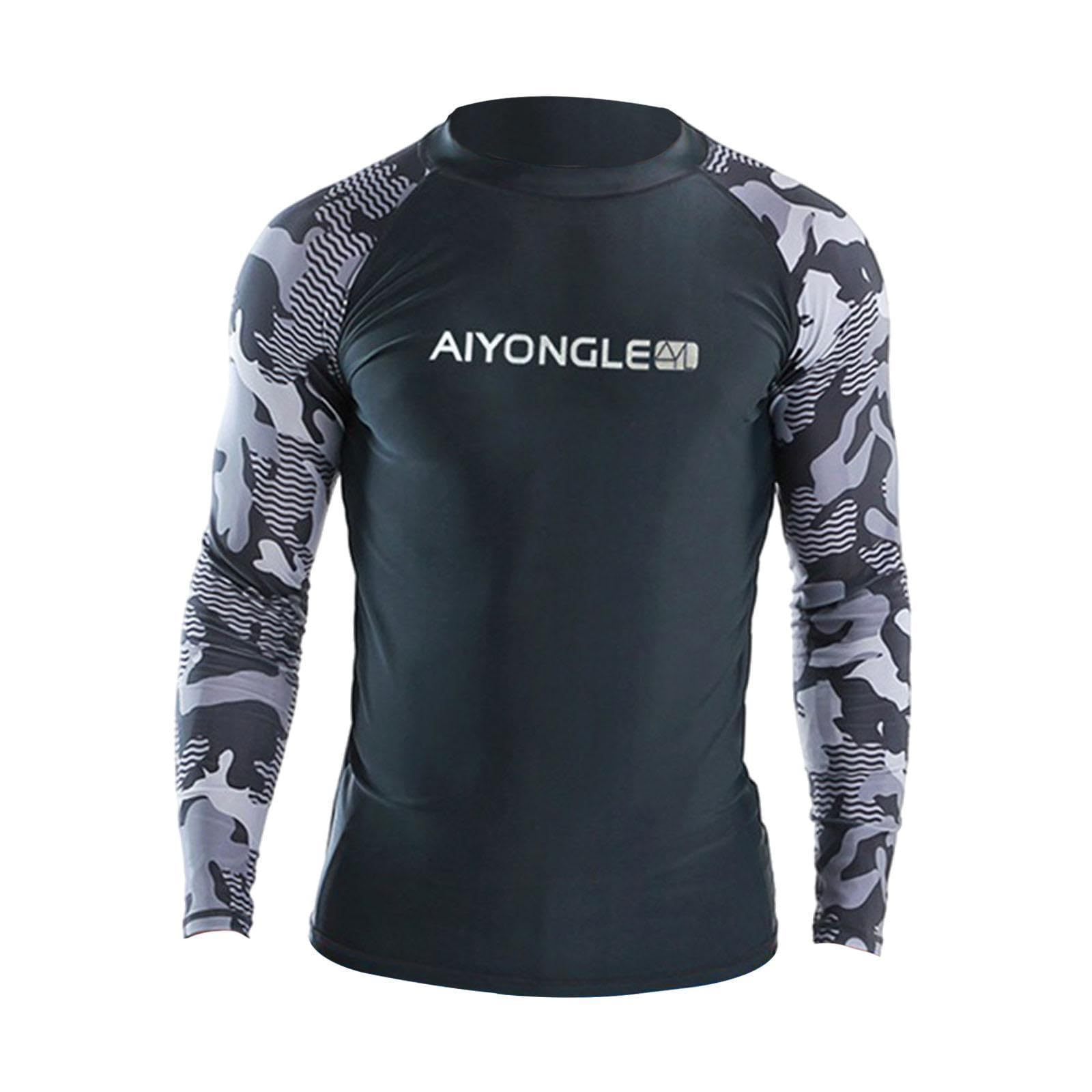 CALANDIS™ Mens Swim Shirt Soft Comfortable Fit Beach Shirt for Sailing Surf Snorkeling XXXL | Swimwear | Mens Clothing-image-41