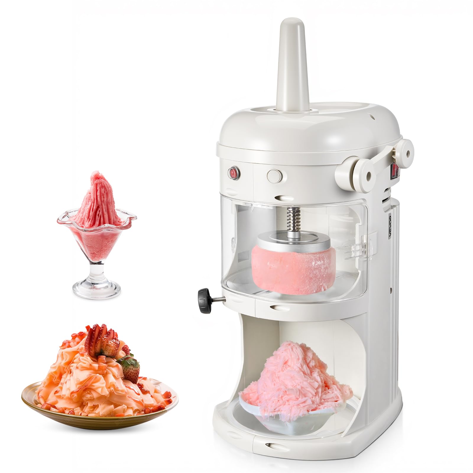Amazon.com: VEVOR Commercial Ice Shaver Crusher, 220lbs/hr