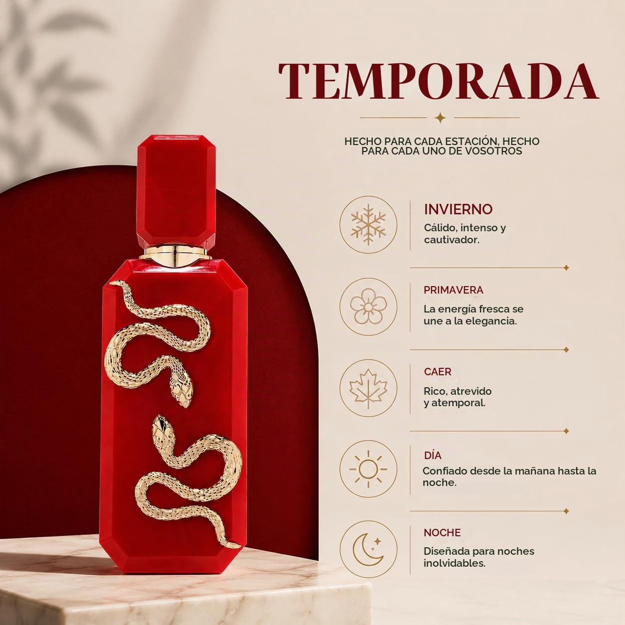 French Avenue Veneno Scarlet EDP para mujeres y hombres, 100 ml, fresa, frambuesa y cuero, elegante perfume gourmand unisex