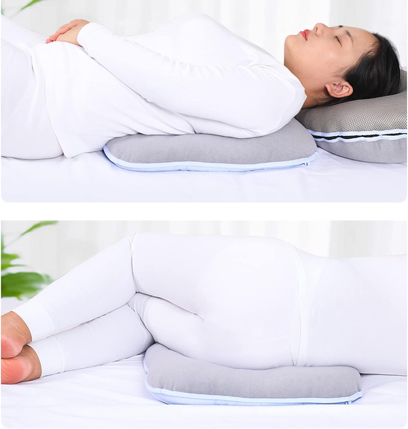 Cojín antiescaras para Silla de Ruedas para aliviar la presión del Paciente postrado en Cama, Almohadilla Tipo Donut para hemorroides, Alivio de la presión, llagas en la Cama, Gris