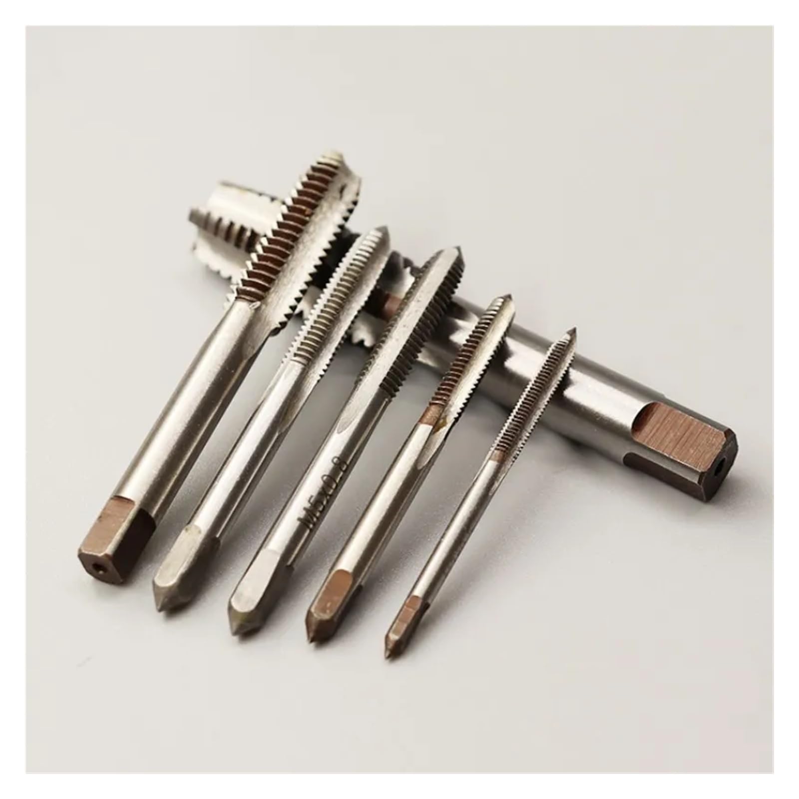 Matriz de machos, matriz de roscar, Machos de roscar 1/2-12 13 14 16 18 20 24 27 28 32 36 40 UNF UNS UNC UN UNEF Macho a derechas TPI Herramientas roscado Mecanizado moldes(12 Uns,2Pcs)