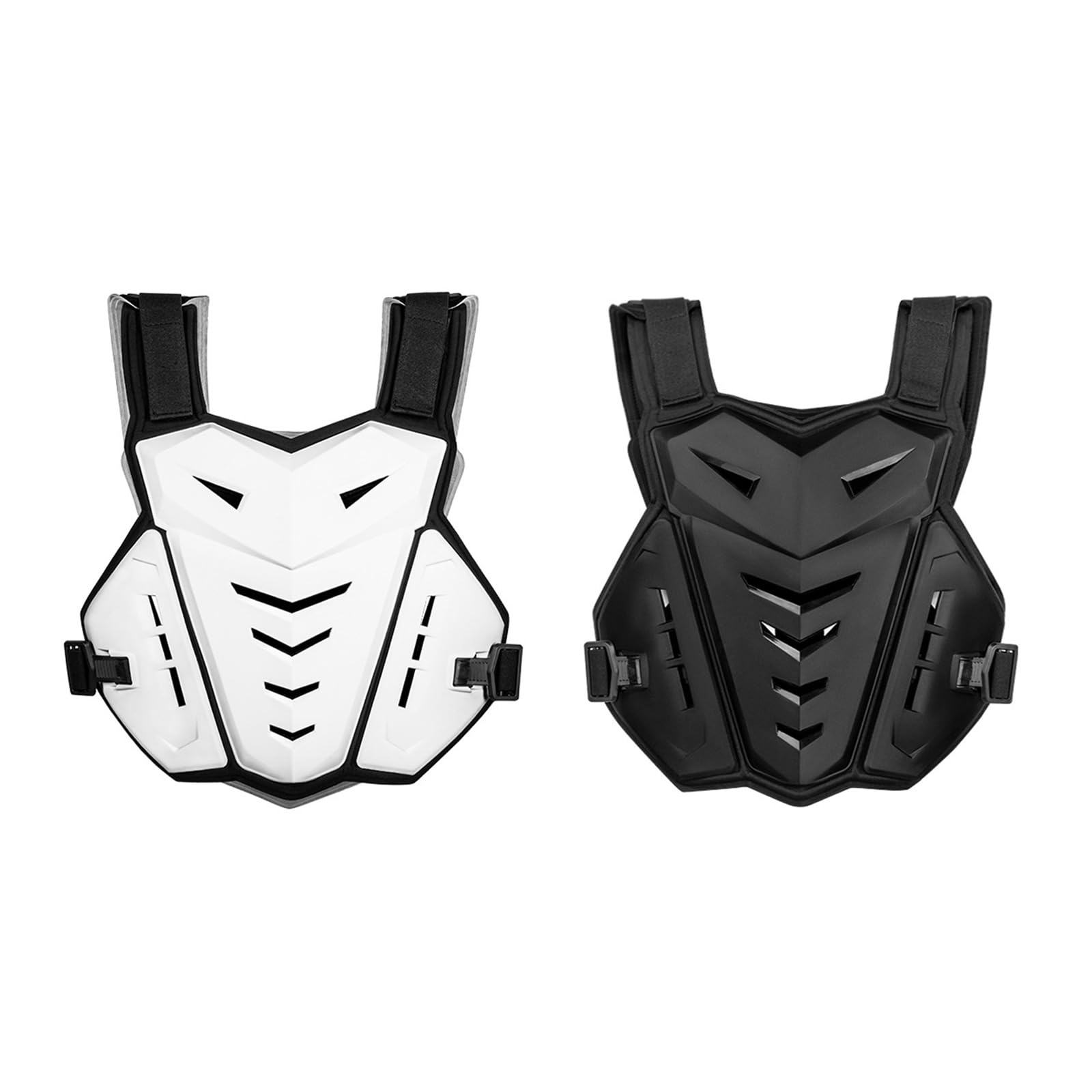 Protector de espalda flexible para moto de cross con acolchado de espuma y correas ajustables, defensa ajustable para motocicleta
