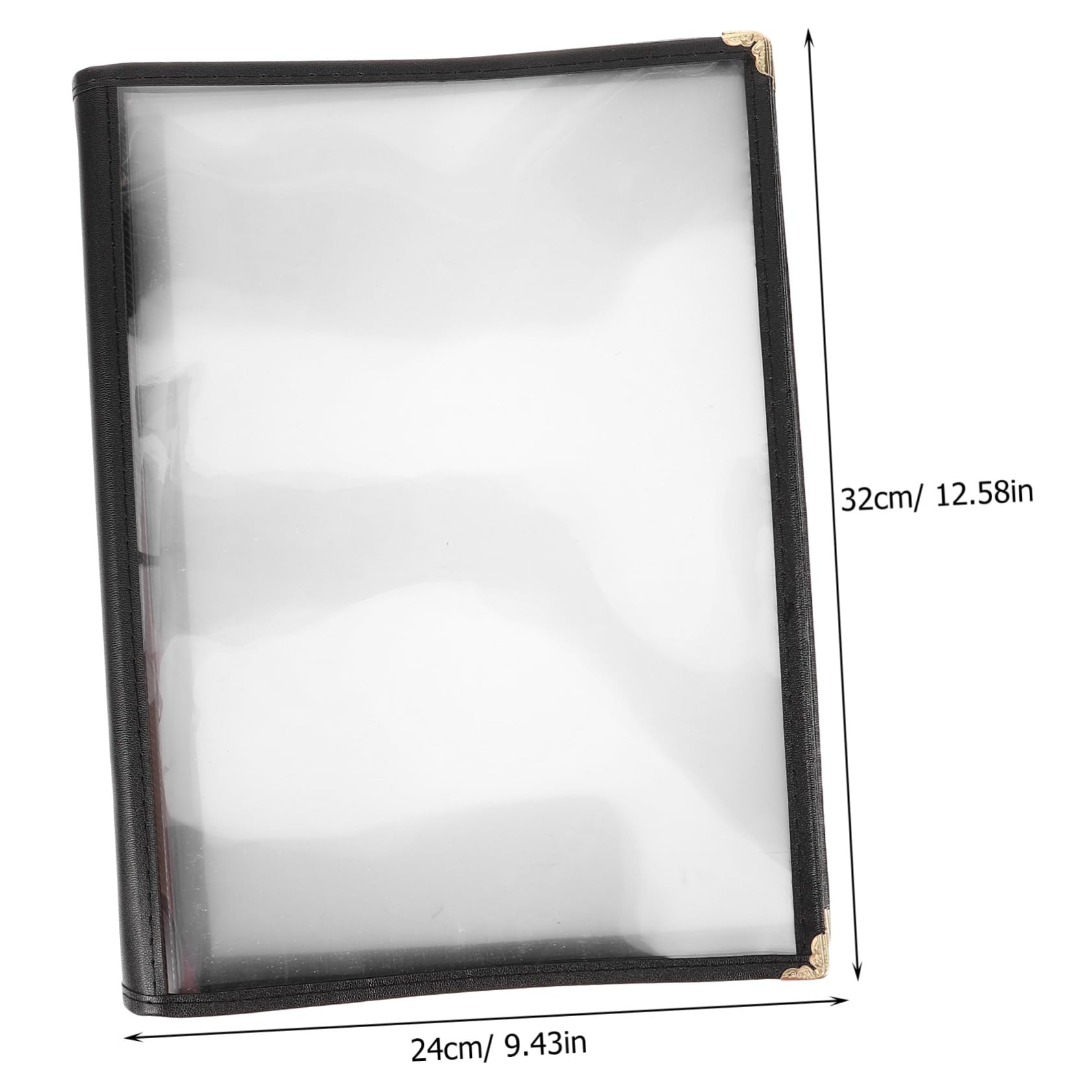 LIFKOME Practical Menu Book Protector A4 Restaurant Menu Cover PVC Order Holder Folder Lightweight Portable