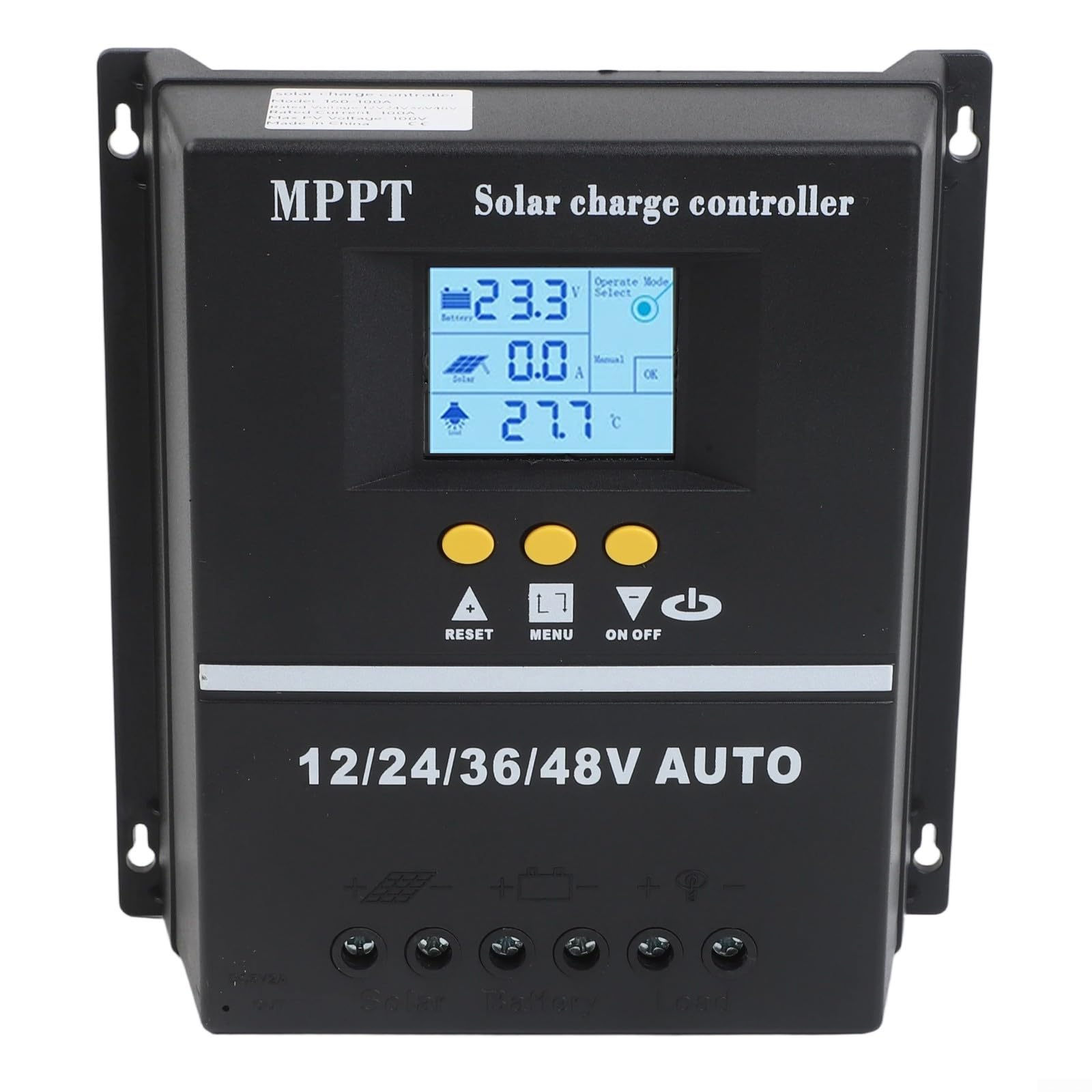 Regolatore di carica solare MPPT 100 A 12 V-48 V display LCD (100 A)