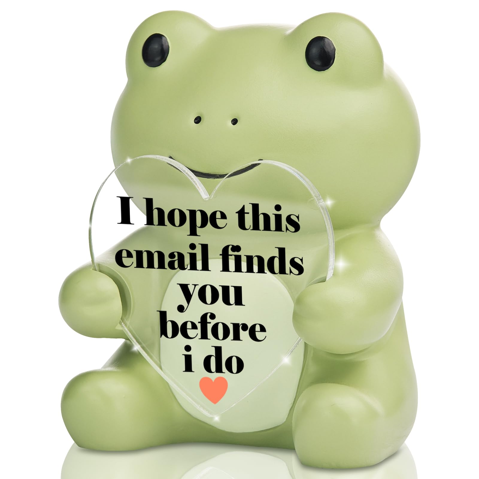 Figurine grenouille bureau humour LSW10 décoration résine équipe