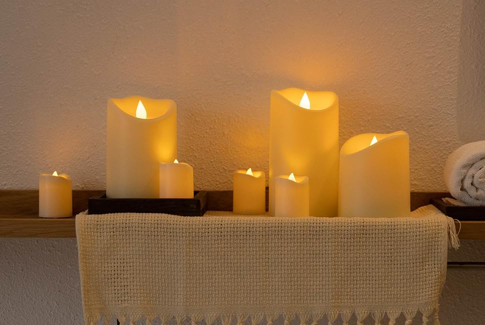 Velas Ipereables Sin Llaa Para Exteriores, Funcionan Con Pilas, Con