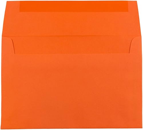 Miniatura 6 de JAM Paper, sobre para invitación de papel reciclado, color amarillo fuerte, 4 tamaños, 50 por Paquete