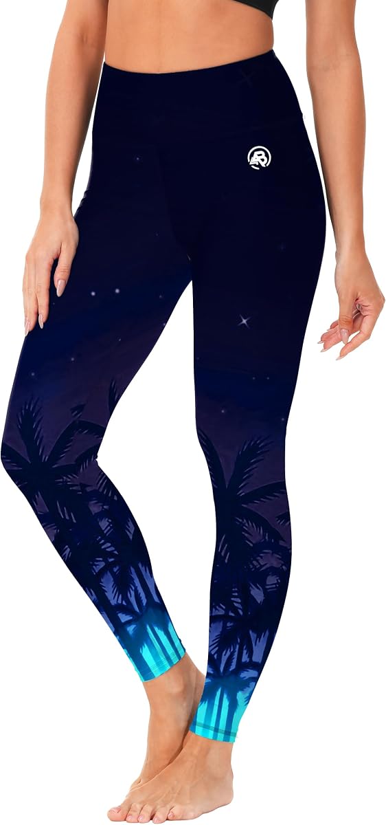 AOBUTE Women Swim Pants UPF 50+ Rash Guard Pants High Waisted Swimming Leggings