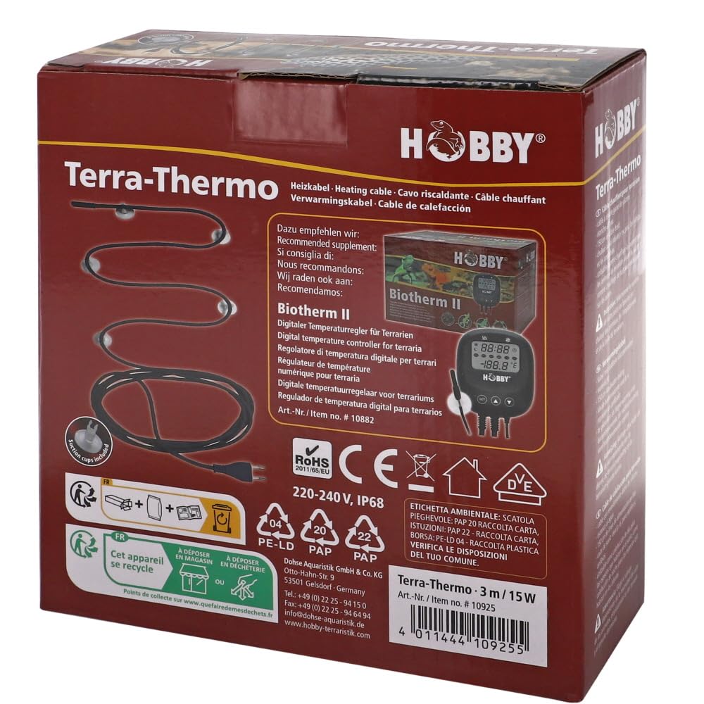 Hobby 10925 Terra Terra, kabel grzewczy, 3 m/15 W