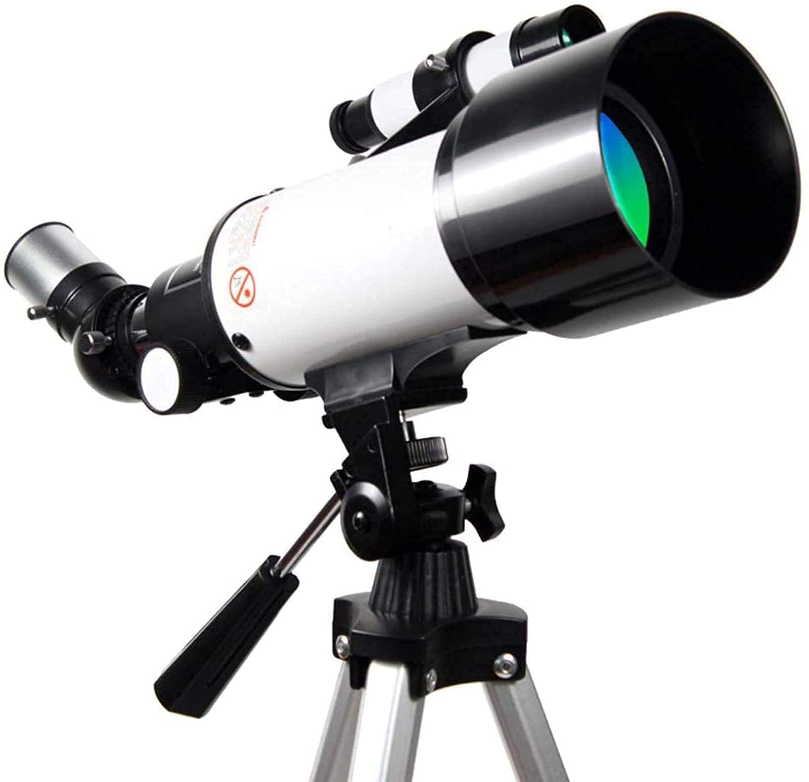 Telescopio astronomico Zoom 120X HD Scienze dell'educazione Telescopio Spaziale monoculare con treppiede Cannocchiale da 70 mm per Bambini Principianti