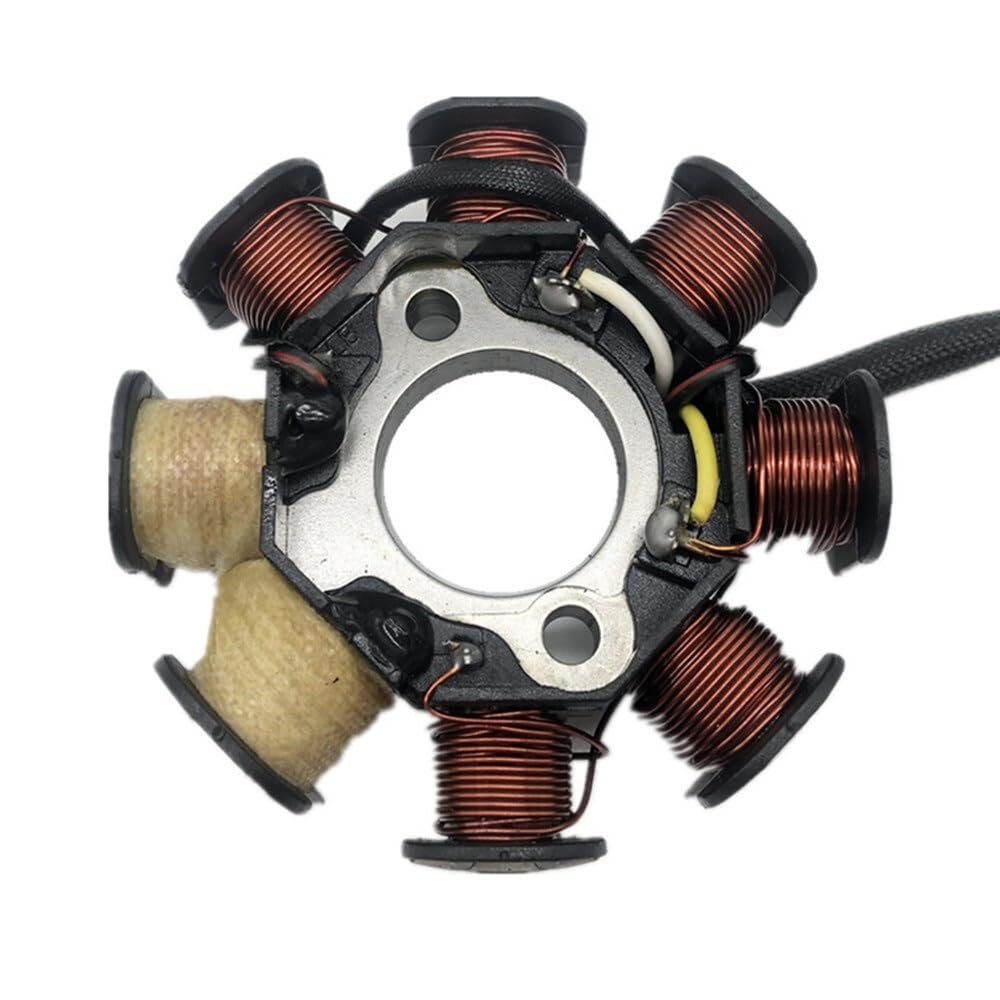 Spule Magneto Stator Motorrad Generator Stator Spule 8 Pole 4 Kupfer Draht Magneto Halbe Welle Volle Welle Für GY6 50 60 80CC 139QMB Roller Moped ATV Stator-Zündspule