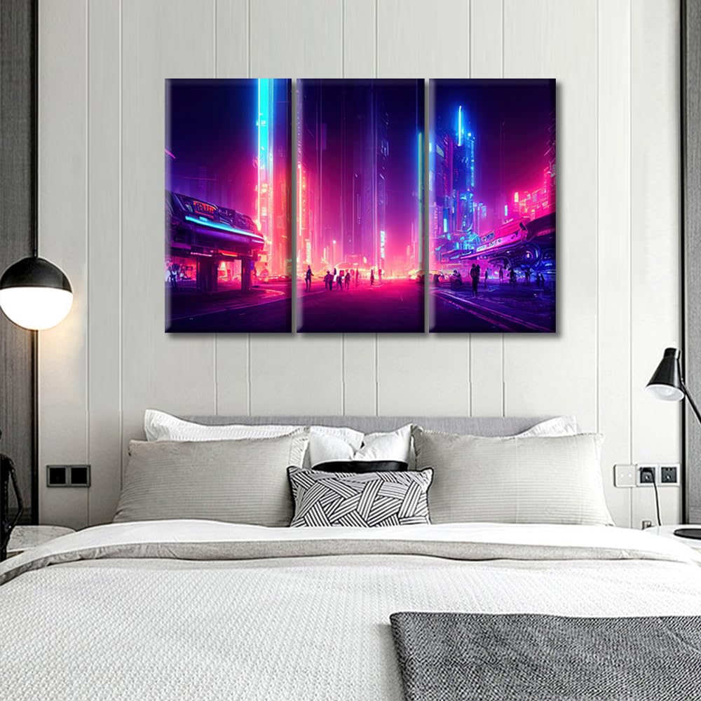 Concept Art City Cyberpunk Neon CG Master Academy Online Courses In
