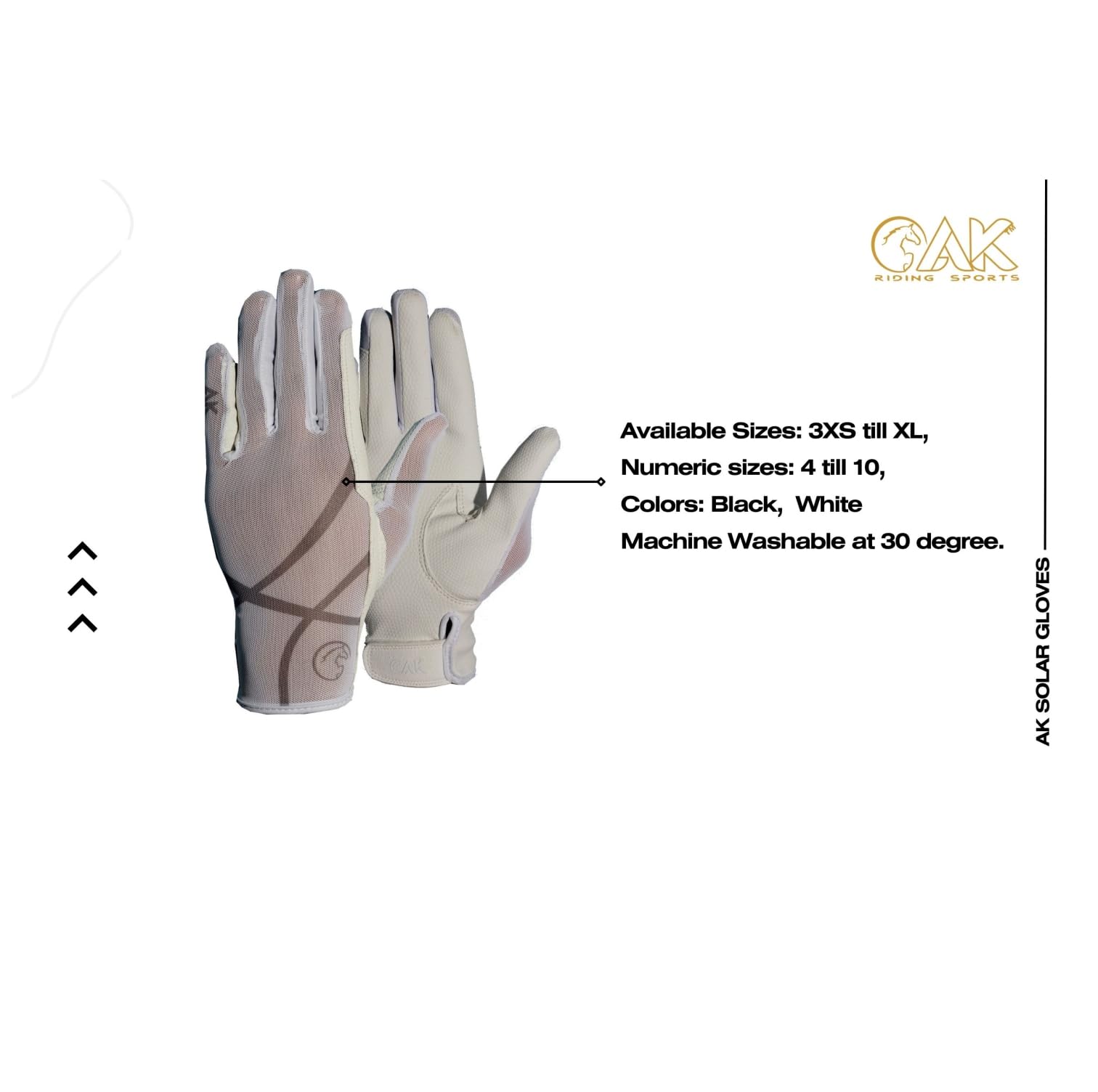 AK AKRS-7007 - Guantes de equitación transpirables de verano unisex y para uso diario
