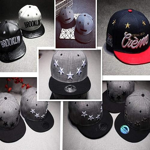 Miniatura 4 de 20 parches de estrellas negras para planchar o coser, parches bordados con diseño de insignia, parche para ropa, jeans, camiseta