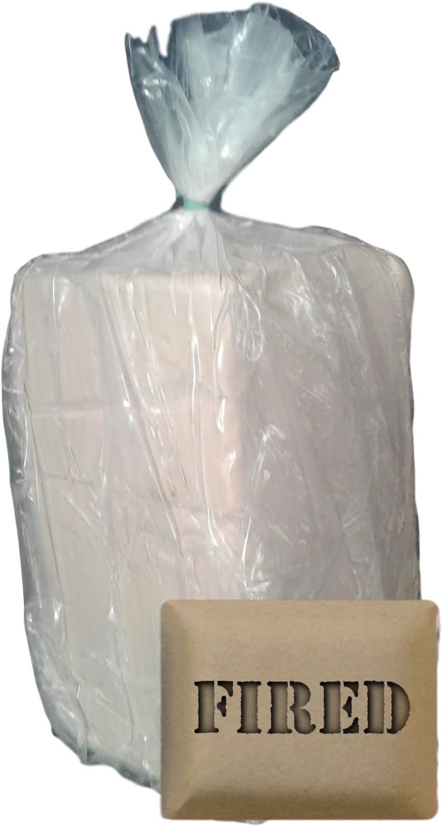 Aurora Pottery - Best Mix Clay (Mid-Fire) - Cone 5 - Create Something That is Fires to a"Cream Color" in Oxidation and"Off-White" in Reduction with Smooth Texture (25 Pounds)