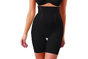 Mango Flex Women’s High-Waist Thigh Slimmer Shapewear: Premium Firm-Control Shapewear for Thigh Smoothing